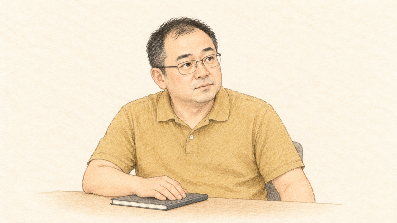 相談者のイメージイラスト（40代男性）