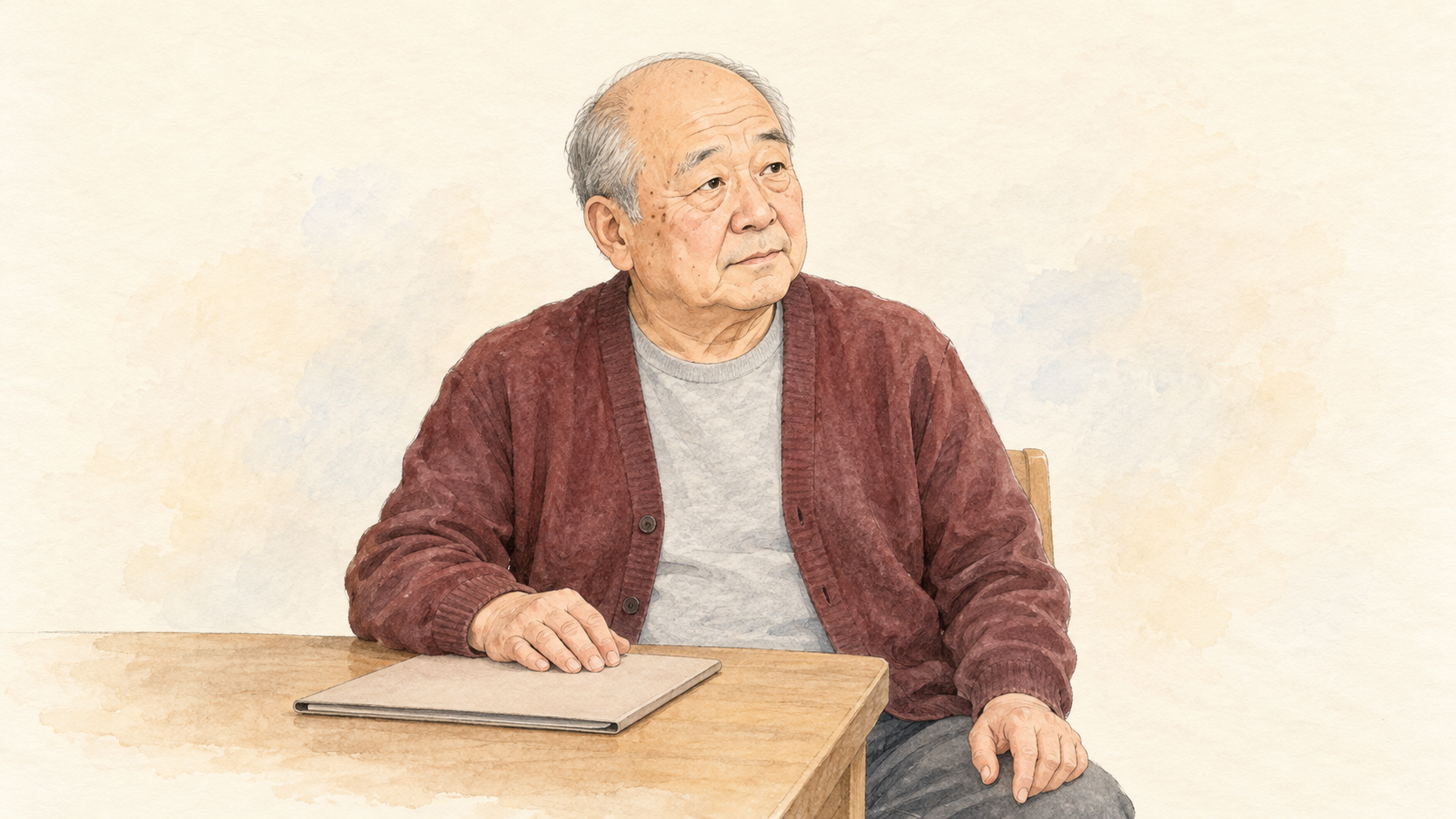 60代男性の相談者イメージイラスト