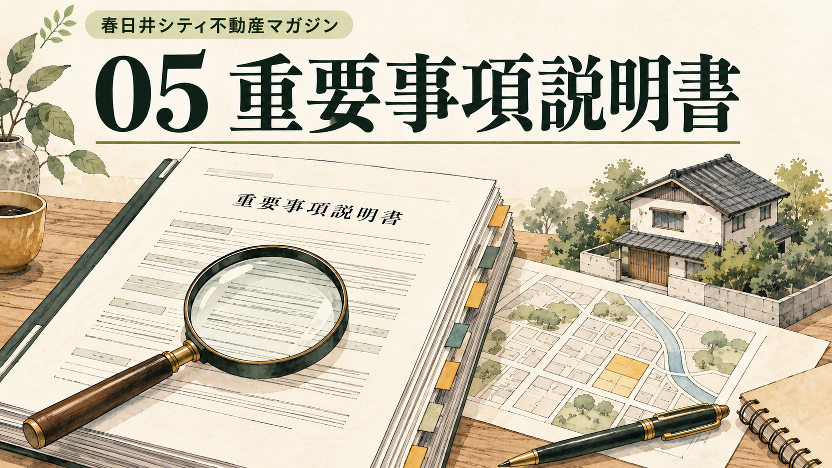 05｜重要事項説明書の見方｜家を買う前に確認したい5つの質問｜春日井シティ不動産マガジン