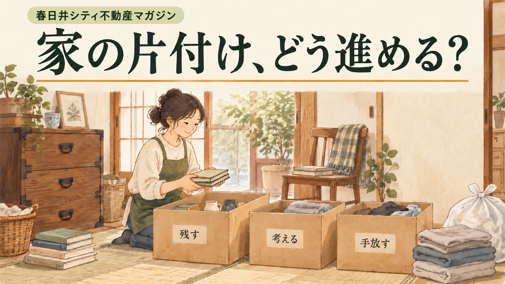 春日井市の粗大ごみ・家の片付け｜収集・持込み・業者依頼の使い分け｜春日井シティ不動産マガジン