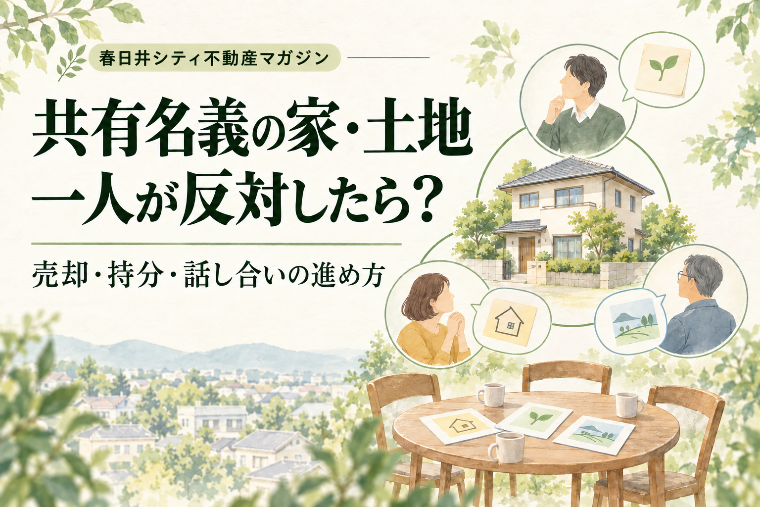 共有名義の不動産は売れる？｜春日井シティ不動産マガジン