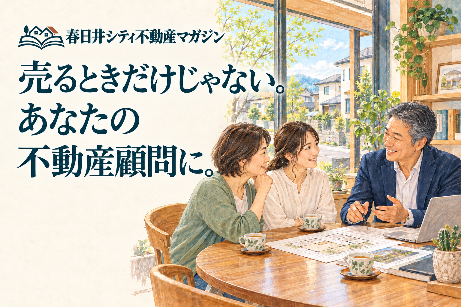 売るときだけじゃない。あなたの不動産顧問に。